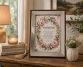 Glass Photo Frame with Bible verse “Fix Our Eyes”