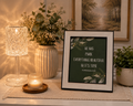 Elegant Faith-Inspired wooden Framed Art Print of 10X8 inch with printed Ecclesiastes 3:11: "He has made everything beautiful in its time."