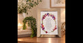 Silver framed 10X8 inch elegant piece with Bible Verse from Ephesians 2:8-9 “For by Grace you have been saved…”